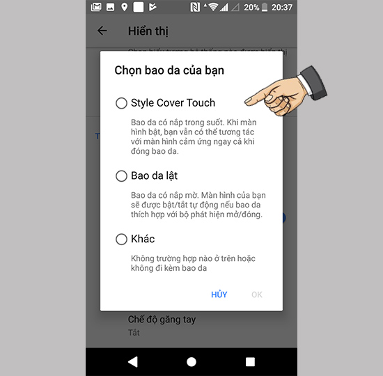 Lựa chọn bao da